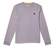 Timberland T-Shirt Timberland Hommes Dunstan River LS Slim Crew Tee Castlerock-XXL