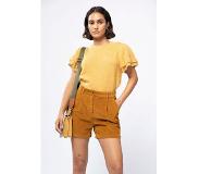 Sissy-Boy Top tricoté avec volants - jaune | Taille XL