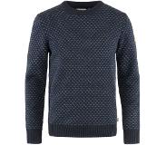 Fjällräven - Pulls - Övik Nordic Sweater M Dark Navy pour Homme, en Laine