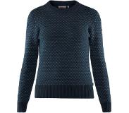 Fjällräven - Pulls femme - Övik Nordic Sweater W Dark Navy pour Femme, en Laine