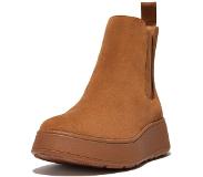 FitFlop Bottes FitFlop Women F-Mode Suede Flatform Chelsea Boots Light Tan-Taille 41