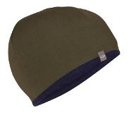 Icebreaker Bonnet Icebreaker Unisex Pocket Hat Loden/Midnight Navy