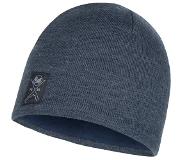 Buff Bonnet Buff Solid Navy