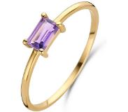 Jackie Bague Medina Amethyst en or jaune 14 carats