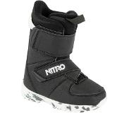 Nitro - Boots snowboard enfant - Rover Black White Charcoal - Noir