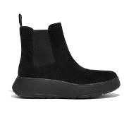 FitFlop Bottes FitFlop Women F-Mode Suede Flatform Chelsea Boots All Black-Taille 40