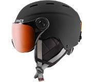 Sinner Casque de Ski Sinner Typhoon Visor Matte Black 22-55 - 58 cm
