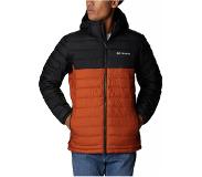 Columbia - Doudounes ski - Powder Lite Hooded Jacket M Warm Copper/Black pour Homme - Orange