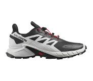 Salomon - Chaussures de trail - Supercross 4 Black/White/Fiery Red pour Homme - Noir