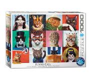 Eurographics puzzle Funny Cats - Lucia Heffernan - 1000 pièces