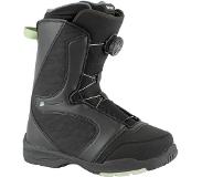 Nitro - Boots snowboard femme - Flora Boa Black Mint 2022 pour Femme - Noir