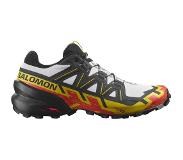 Salomon - Chaussures de trail - Speedcross 6 White/Black/Empire Yellow pour Homme - Jaune