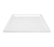 vidaXL Receveur de douche avec picots Blanc 90x90x4 cm ABS