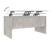 vidaXL Table basse Gris béton 102x50,5x46,5 cm Bois d'ingénierie