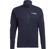 Adidas - Vêtements ski nordique - Xperior XC Jacket M Legend Ink pour Homme, en Softshell - Navy