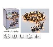 Nampook Guirlandes de Noël Snakelight 1000 LED - 40 mètres - blanc chaud - microcluster