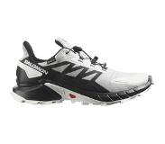 Salomon - Chaussures de trail - Supercross 4 Gtx Lunar Rock/Black/White pour Homme - Blanc