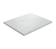 Linie Rumba receveur de douche 90 x 90 cm acrylique blanc mat texture ardoise