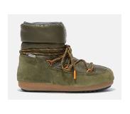 Moon Boot Bottes de Neige Moon Boot Women Low Suede Nylon Army Green-Taille 38