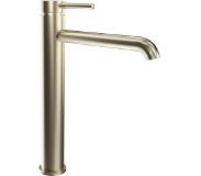 Blaufoss Round robinet de lavabo réhaussé Brushed Champagne Gold