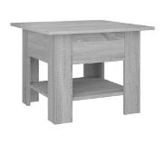 vidaXL Table basse Sonoma gris 55x55x42 cm Aggloméré