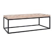 vidaXL Table basse 110 x 60 x 37 cm Bois massif