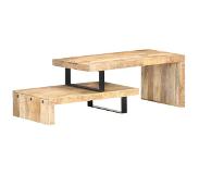 vidaXL Ensemble de table basse 2 pcs Bois de manguier massif