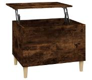vidaXL Table basse Chêne fumé 60x44,5x45 cm Bois d'ingénierie