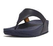 FitFlop Tongs FitFlop Women Lulu Leather Toepost Deepest Blue-Taille 36
