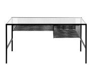 Nordal Table basse Irona avec plateau en verre