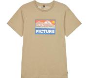 Picture Organic Clothing - T-shirts - Payne Tee Dark Stone pour Homme, en Coton - Marron