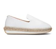 Fred de la bretoniere Espadrilles Fred de la Bretoniere FRS1357 Espadrilles Loafer Nappa Leather Offwhite-Taille 40