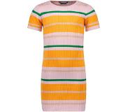 Moodstreet Mini Robe Fine Knitted Striped Rib Dress Lilas Fille | Pointure 134/140