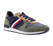 Tommy Hilfiger Iconic Baskets en Kaki Cuir 40