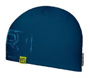 Ortovox - Bonnets - 120 Tec Logo Beanie Petrol Blue pour Femme, en Laine - Bleu