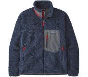 Patagonia - Polaire coupe-vent et respirante - M's Classic Retro-X Jkt New Navy w/Wax Red pour Homme - Taille M