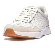 FitFlop Baskets FitFlop Homme Anatomiflex Mens Leather-Mix Sneakers Urban White-Taille 44