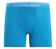 Icebreaker - Vêtements randonnée et alpinisme - M Merino Anatomica Boxers Geo Blue pour Homme, en Nylon - Bleu