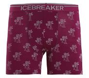 Icebreaker - Vêtements randonnée et alpinisme - M Merino Anatomica Boxers Go Berry/Aop pour Homme, en Nylon - Violet