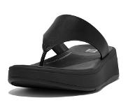 FitFlop Tongs FitFlop Femme F-Mode Leather Flatform Toe-Post All Black-Taille 37