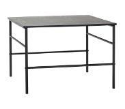 Hubsch Table basse bois / métal - noir