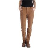 Carhartt Pantalon Carhartt Women Stretch Twill Double Front Trousers Carhartt Brown-10