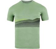 Odlo - Vêtements randonnée et alpinisme - T-Shirt Crew Neck S/S F-Dry Ridgeline Loden Frost pour Homme - Vert