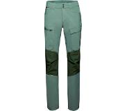 Mammut - Vêtements randonnée et alpinisme - Zinal Hybrid Pants Men Dark Jade Woods pour Homme - Vert