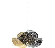 QAZQA Lampe à suspension orientale noire et dorée 28 cm - Japke