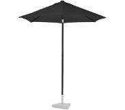 Vonroc Parasol Torbole - Ø200cm – Premium parasol | Anthracite/Black