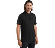 Icebreaker - Vêtements randonnée et alpinisme - M Merino Tech Lite II SS Polo Black pour Homme, en Laine - Noir