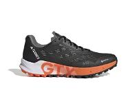 Adidas Chaussures de Trail Running Homme - TERREX Agravic Flow 2 GORE-TEX - core black/core black/Impact orange HR1110