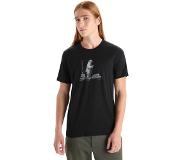 Icebreaker T-Shirt Homme - Tech Lite II Polar Paddle - Noir