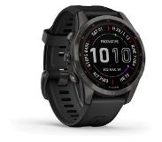 Garmin fenix 7S Sapphire Solar GPS Smartwatch - gray/noir - Titane